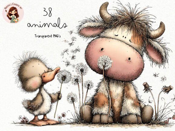 Download Cute Spring Animals Clipart PNG Bundle - Animal Collection