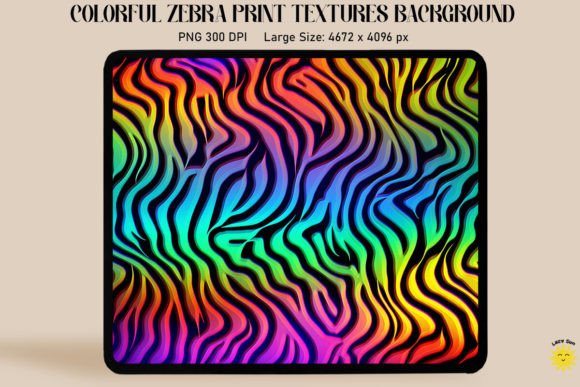 Download Rainbow Zebra Animal Print Backgrounds - Animal Collection