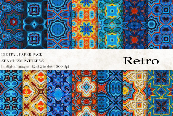Download Retro Digital Papers - Premium Bundle