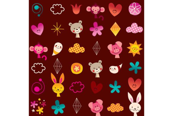 Download Cute Animals Kids Pattern - Animal Collection