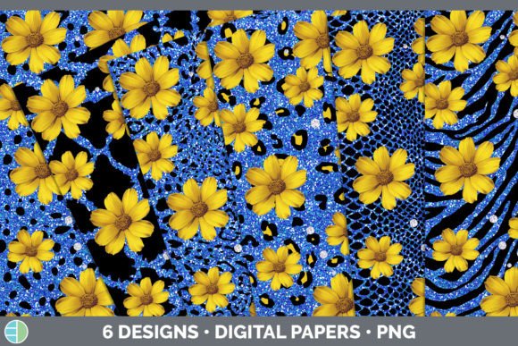 Download Blue Animal Print Backgrounds | Digital - Animal Collection
