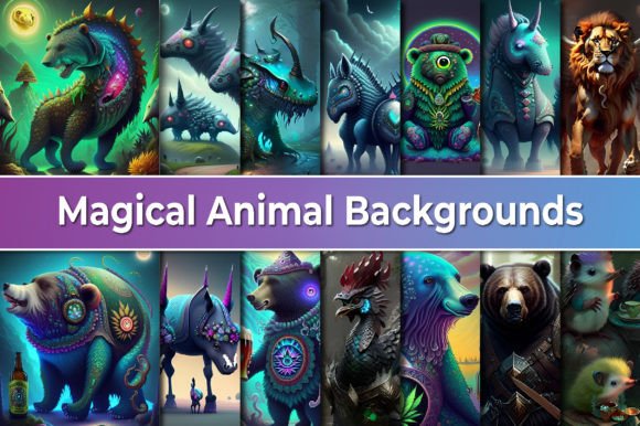 Download Magical Fantasy Animal Backgrounds - Animal Collection