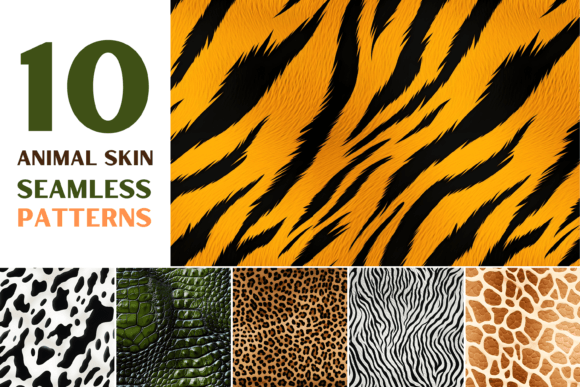Download Animal Skin Seamless Patterns - Animal Collection